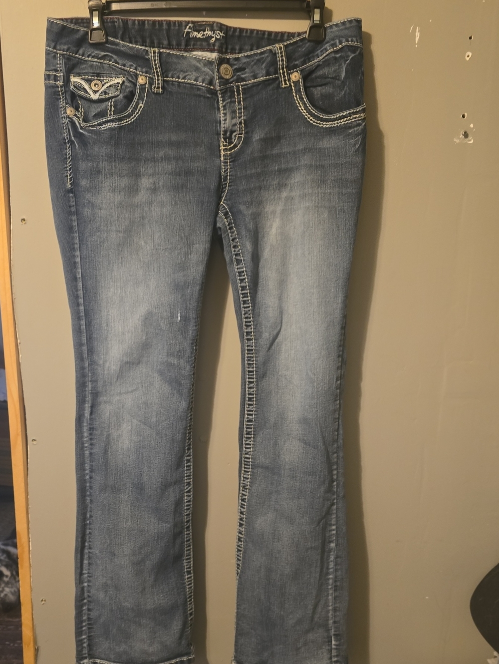 Amethyst Jeans Women's Light Blue Boot Cut Jeans
